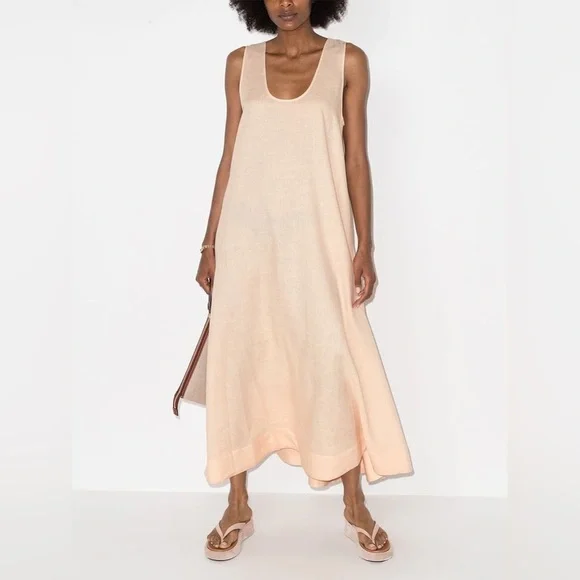 Asceno | Dresses | Asceno Capri Linen Maxi Dress Size M | Poshmark